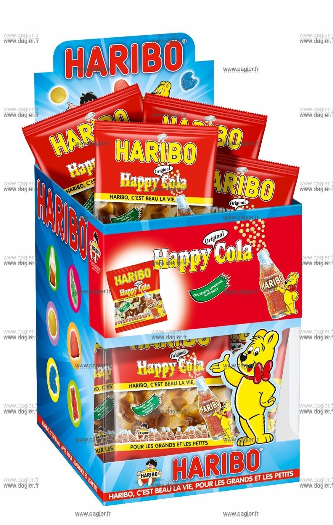 HARIBO - HAPPY COLA 40gr Boite de 30 mini sachets HLLWN