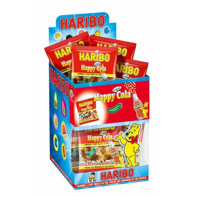 HARIBO - HAPPY COLA 40gr Boite de 30 mini sachets HLLWN