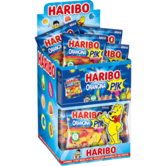 HARIBO - ORANGINA PIK 40gr Boite de 30 mini sachets