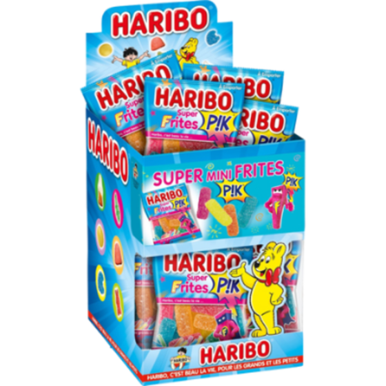 HARIBO - SUPER FRITE PIK 40gr Boite de 30 mini sachets