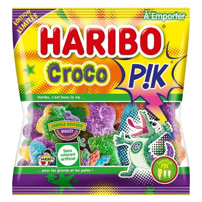 HARIBO - Croco Pik 120 gr Carton de 30 sachets