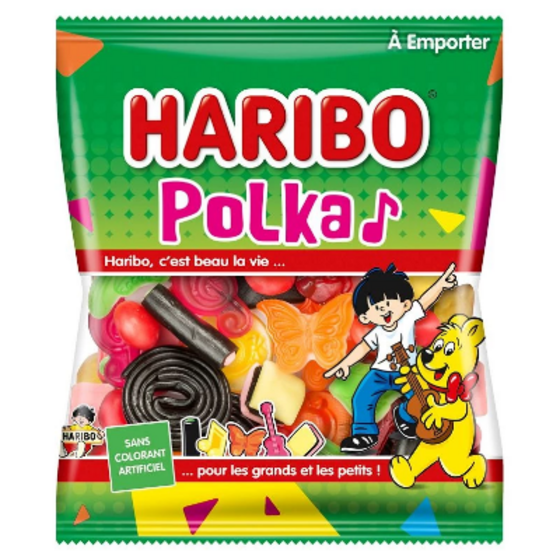 HARIBO - Polka 120 gr Carton de 30 sachets