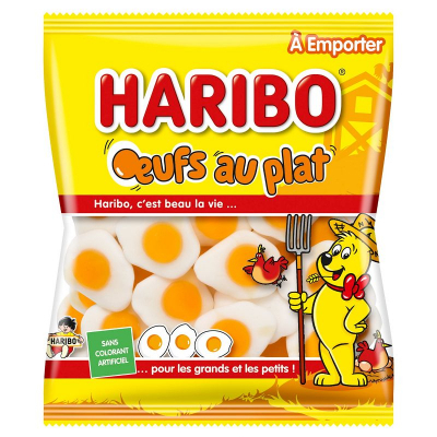 HARIBO - Oeufs 120 gr Carton de 30 sachets