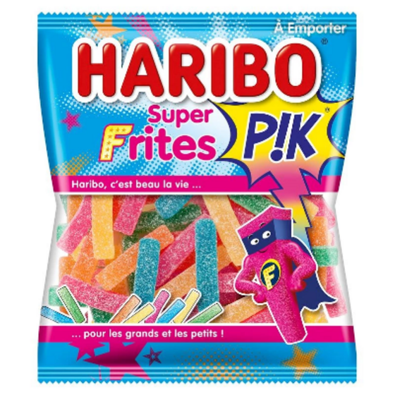 HARIBO - Super Frites 120 gr Carton de 30 sachets