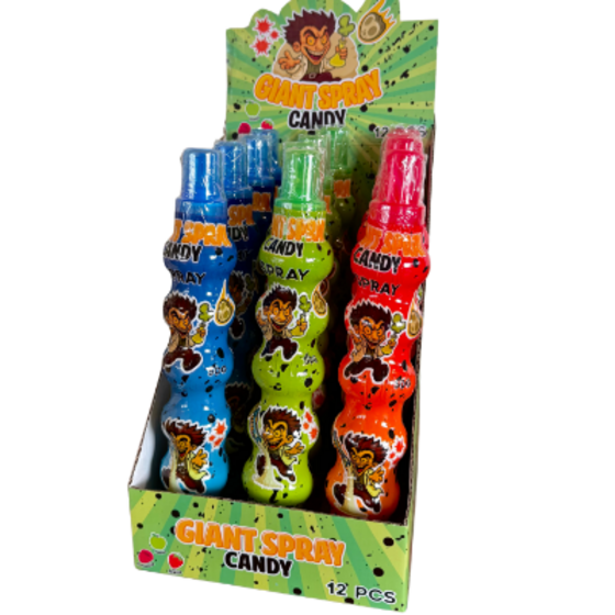 GIANT SPRAY AND POWDER CANDY MBB 80GR x 12 UNS