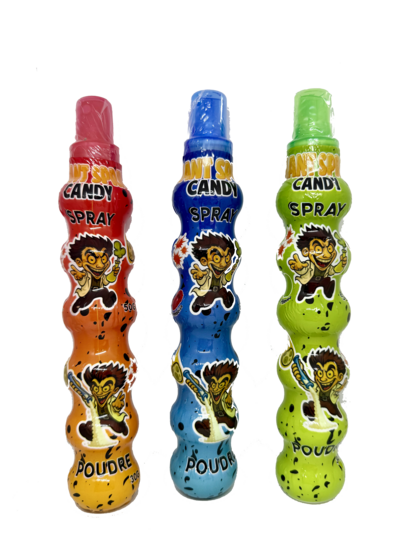 GIANT SPRAY AND POWDER CANDY MBB 80GR x 12 UNS