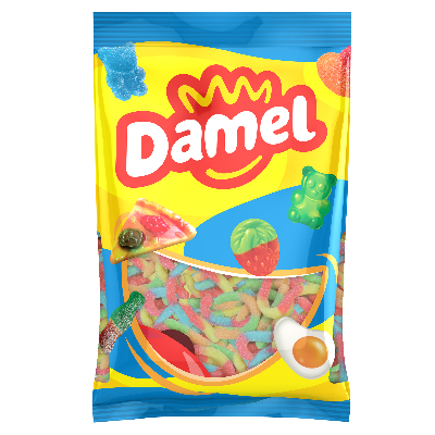 Damel Vrac - Vers de Terre Acide Halal x1kg HLLWN
