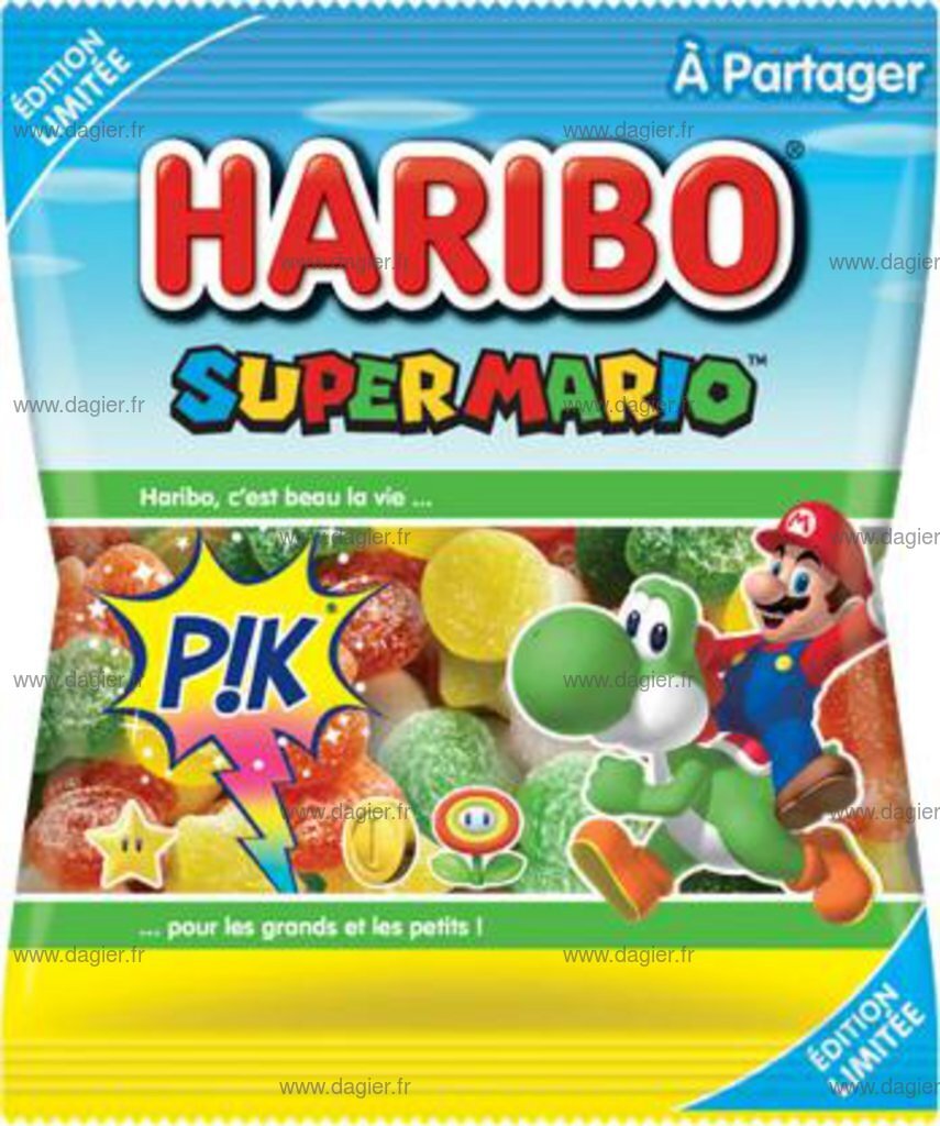 HARIBO - Super Mario 120 gr Carton de 30 sachets