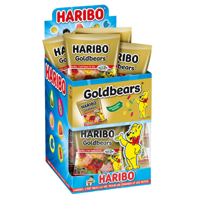 HARIBO - GOLDBEARS 40gr Boite de 30 mini sachets HLLWN
